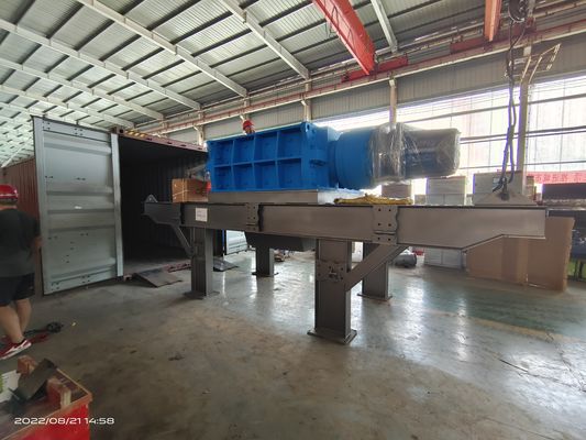 8000 kg Abfallkarton-Schredder Industriepapier-Schredder-Maschine