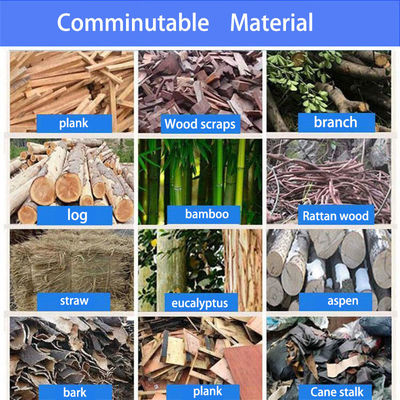 Multifunktionelle Holzbrüchmaschine mit Großkapazität Hammermühle und Importlager