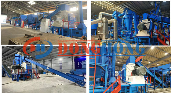 Multifunktionelle Holzbrüchmaschine mit Großkapazität Hammermühle und Importlager