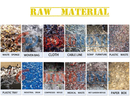 CE MSW Recycling Solution Papierzellstoff als Endprodukt für die Haushaltsmüllbewirtschaftung