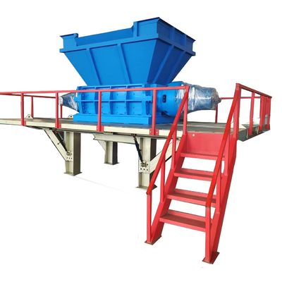 8000 kg Schrottmetallschredder aus Edelstahl mit Fördermaschine