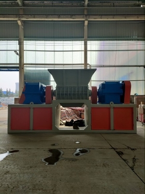 110kW Edelstahl-Metallschredder zum Schneiden von Plastikmüll und Kleinmüllreifen