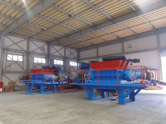 Aluminiummaterialverarbeitete Schredder für Hausmüll Kokosnussschalen und Stroh