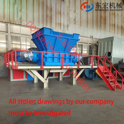 Edelstahl-Schredder für Kunststoff-Gewebe-Taschen Holz Gummi-Schrott Stahlreifen und mehr