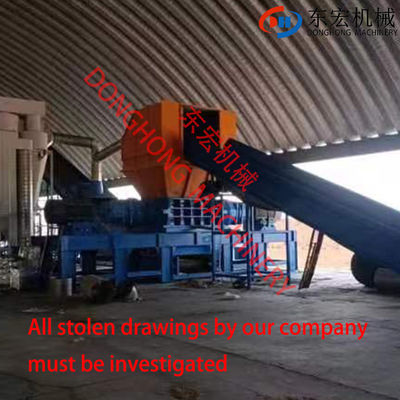 Edelstahl-Schredder für Kunststoff-Gewebe-Taschen Holz Gummi-Schrott Stahlreifen und mehr