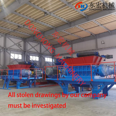 Edelstahl-Schredder für Kunststoff-Gewebe-Taschen Holz Gummi-Schrott Stahlreifen und mehr