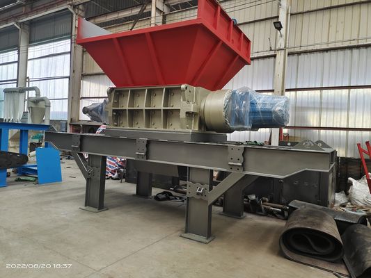 90kW-Schwerlastreifen-Schredder für Druckereien und für das Recycling von Autoreifen