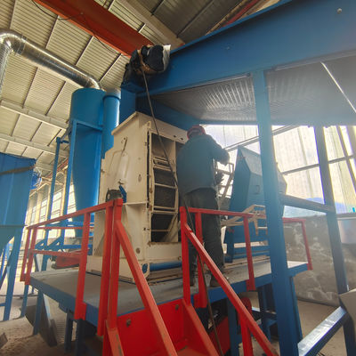 Industrieabfälle aus Kunststoff Holzbrennerblätter Hammermühle für hohe Produktivität