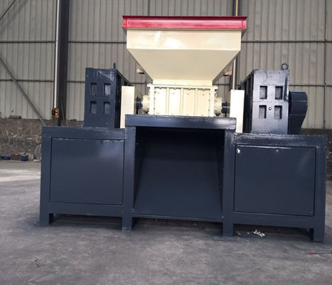 Kohlenstoffstahl-Doppelachsen-Plastik-Gewebe-Taschen-Schredder für Abfallfischnetze und Filmrohre