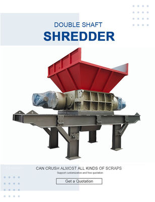 110kW vertikaler Schachtschredder zum Zerlegen von Altmöbeln und Alltagsbedürfnissen