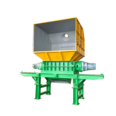 Kohlenstoffstahl-Doppelwellen-Schredder für das multifunktionale Recycling von Kunststoff/Holz/Metall