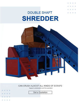 2-3 TPH Recycling-Papier-Schredder-Maschine für Bekleidung