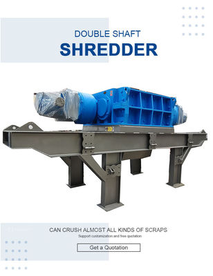 8000 KG Hochdrehmoment Abfallpapier Wellpapierbleche Recycling Kartonbox Karton Schredder